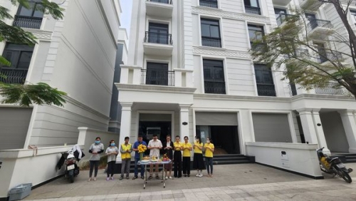 04.01.2023 Lễ động thổ căn T15.10 tại phân khu Manhattan Glory