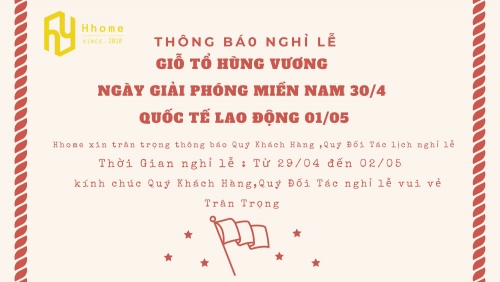 THÔNG BÁO NGHỈ LỄ