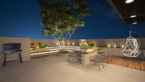 Không gian tụ họp dưới ánh sao trời