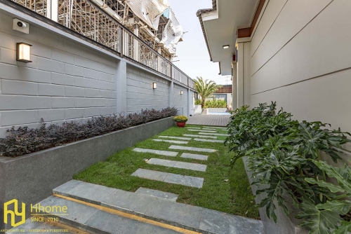 Sử dụng vật liệu đá trang trí khu vực ngoại thất của nhà ở