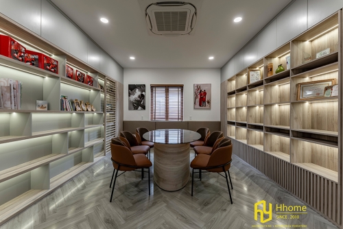 Cách sử dụng độ tương phản trong thiết kế nội thất 3: Đồ trang trí nghệ thuật