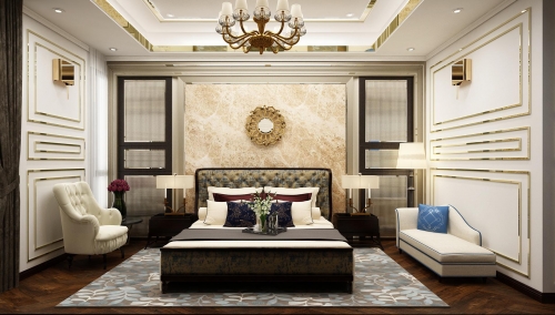 Mẫu phòng ngủ cho biệt thự cao cấp