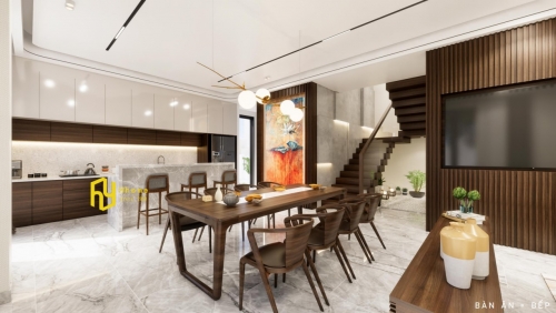 Chi tiết thiết kế của nhà phố Aqua City